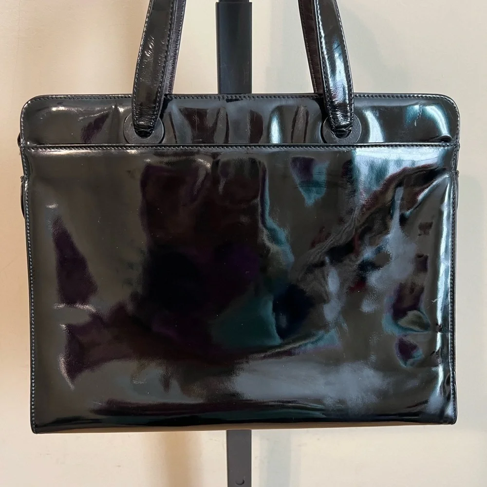 Chanel Patent Leather Tote